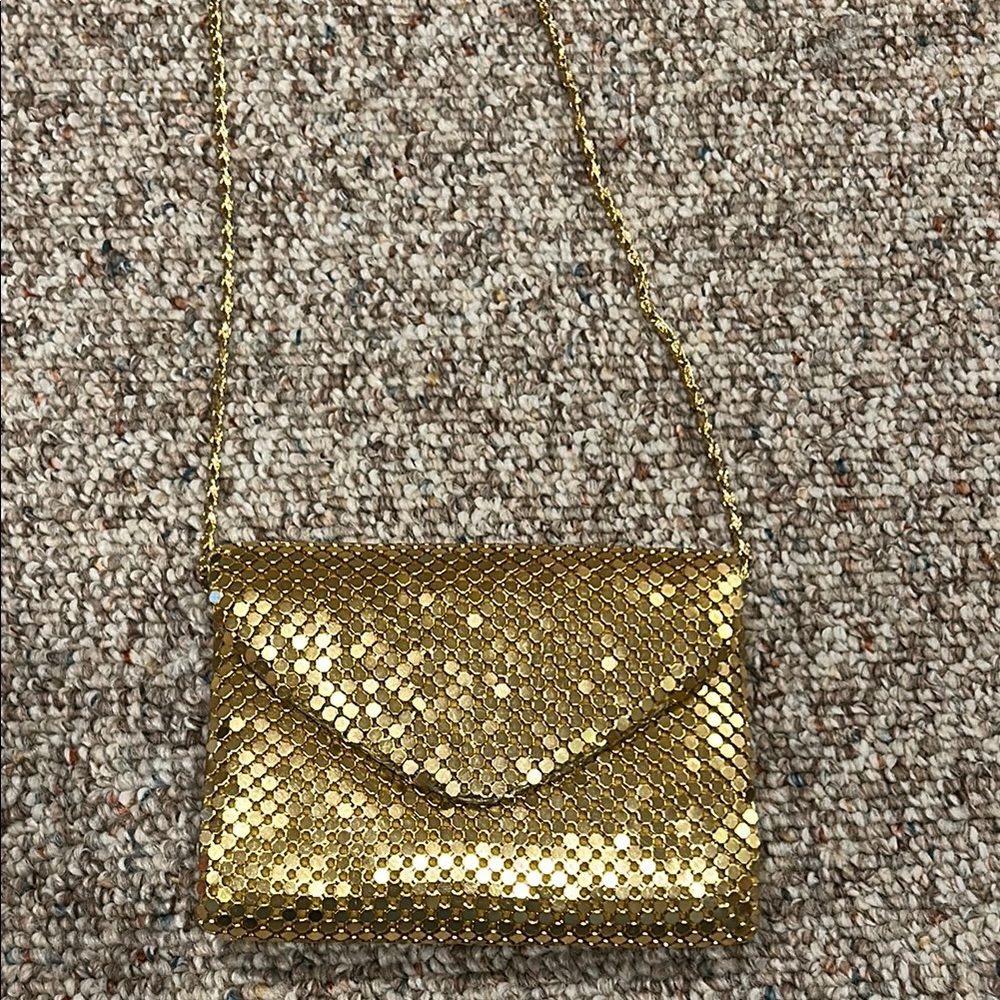 Glamorous Gold Chainmail Clutch